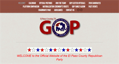 Desktop Screenshot of elpasotxgop.org